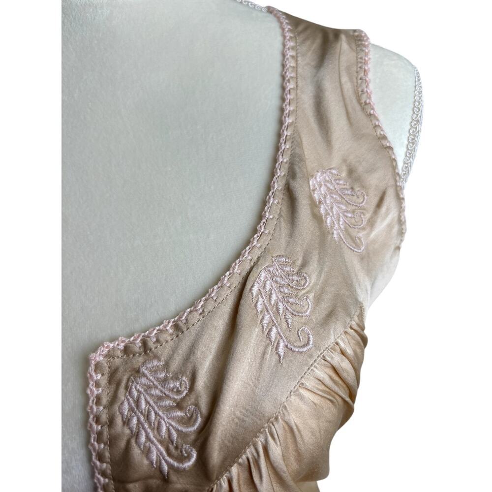 Chasing Unicorns BNWT Vintage-Inspired Embroidered Silk Dress Size S - Picture 12 of 14